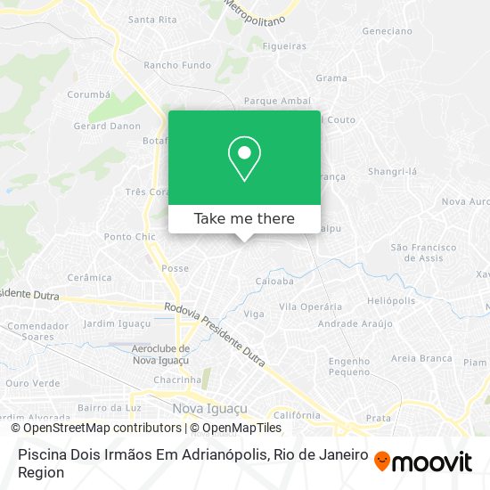 Piscina Dois Irmãos Em Adrianópolis map