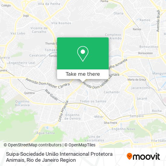 Suipa-Sociedade União Internacional Protetora Animais map