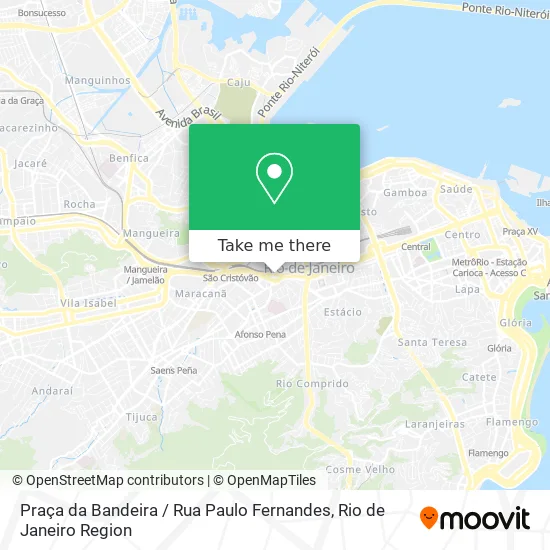 Praça da Bandeira / Rua Paulo Fernandes map