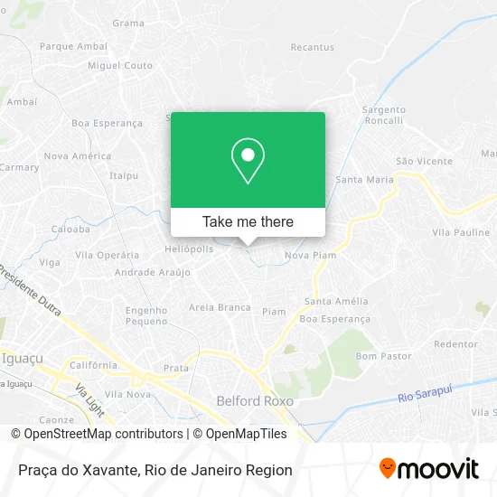 Praça do Xavante map