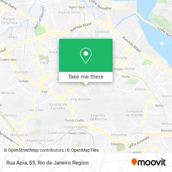 Rua Ápia, 55 map