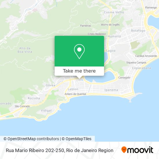 Rua Mario Ribeiro 202-250 map