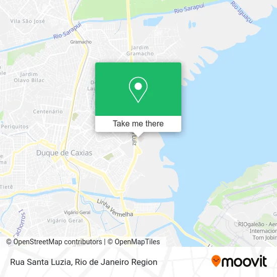 Rua Santa Luzia map