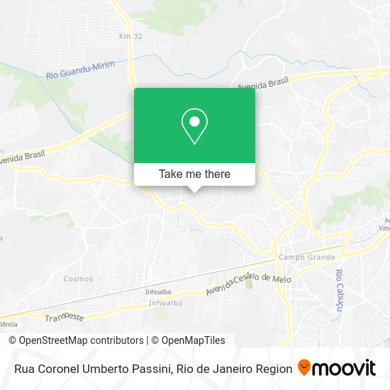 Rua Coronel Umberto Passini map