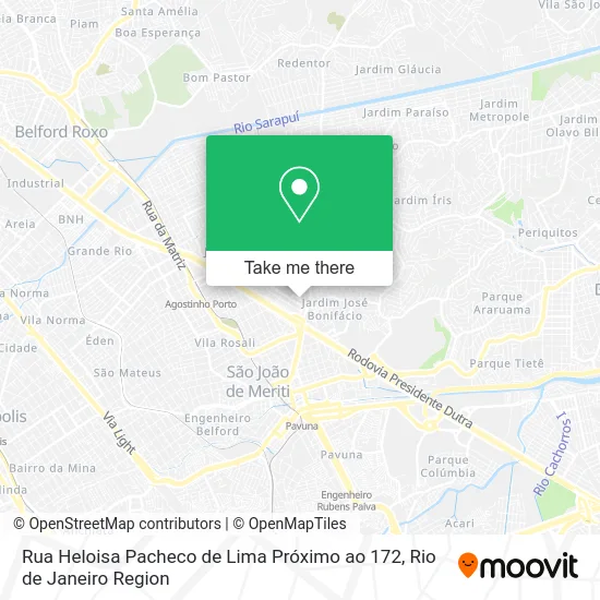 Rua Heloisa Pacheco de Lima Próximo ao 172 map