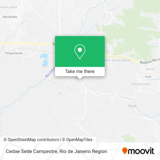 Cedae Sede Campestre map