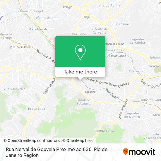 Mapa Rua Nerval de Gouveia Próximo ao 636