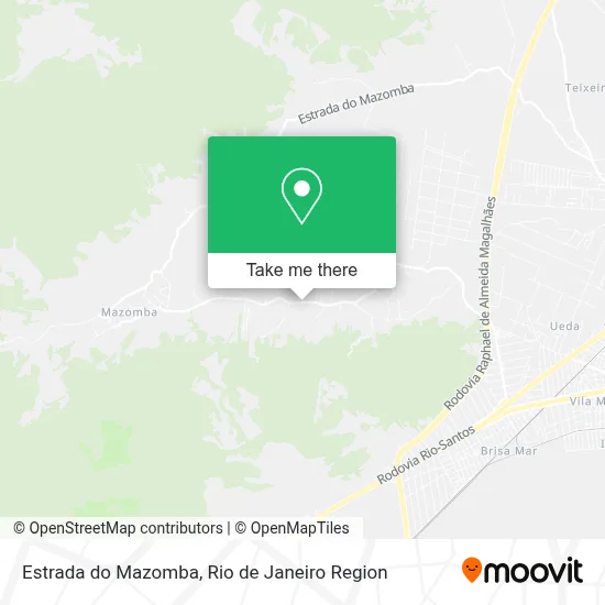 Estrada do Mazomba map