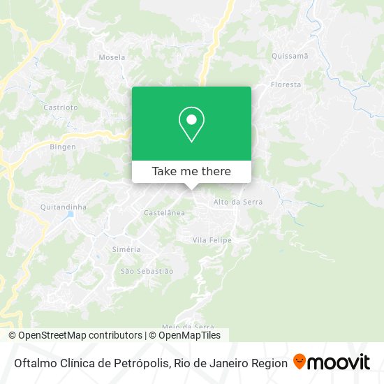 Oftalmo Clínica de Petrópolis map