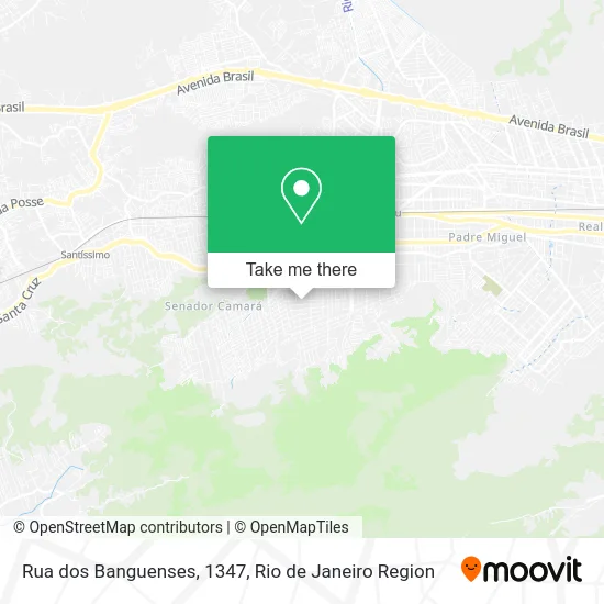 Rua dos Banguenses, 1347 map