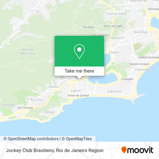 Jockey Club Brasileiro map