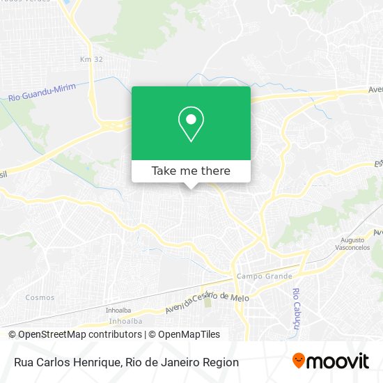 Mapa Rua Carlos Henrique
