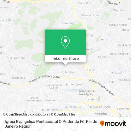 Igreja Evangelica Pentecostal O Poder da Fé map