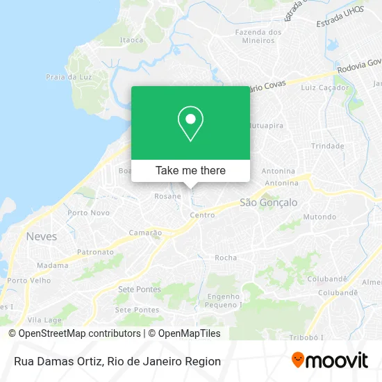 Rua Damas Ortiz map