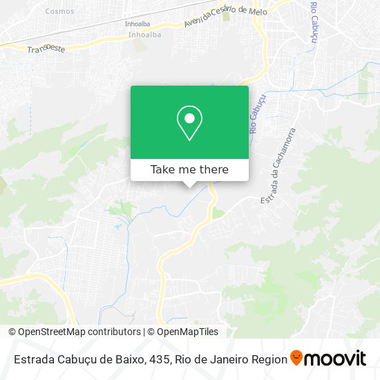 Estrada Cabuçu de Baixo, 435 map