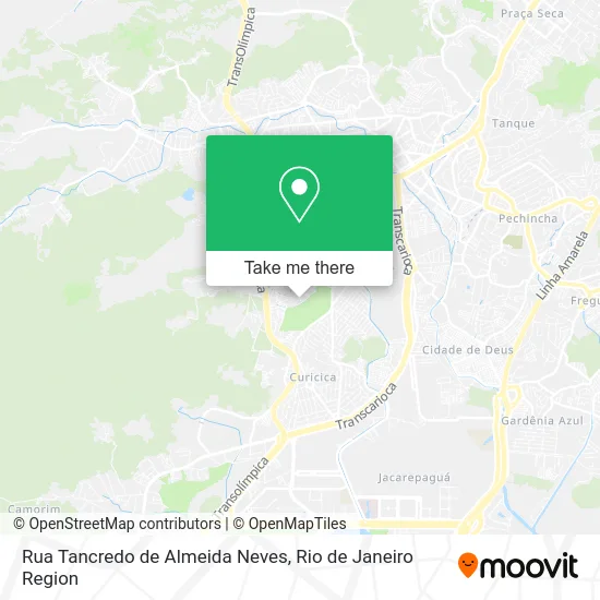 Rua Tancredo de Almeida Neves map