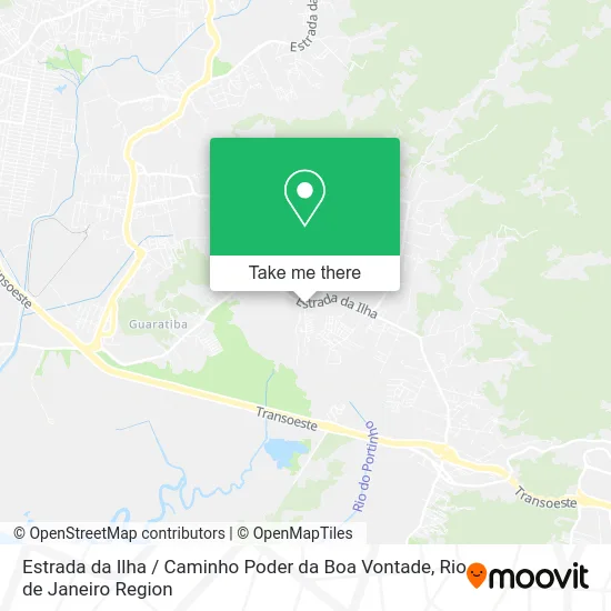 Estrada da Ilha / Caminho Poder da Boa Vontade map