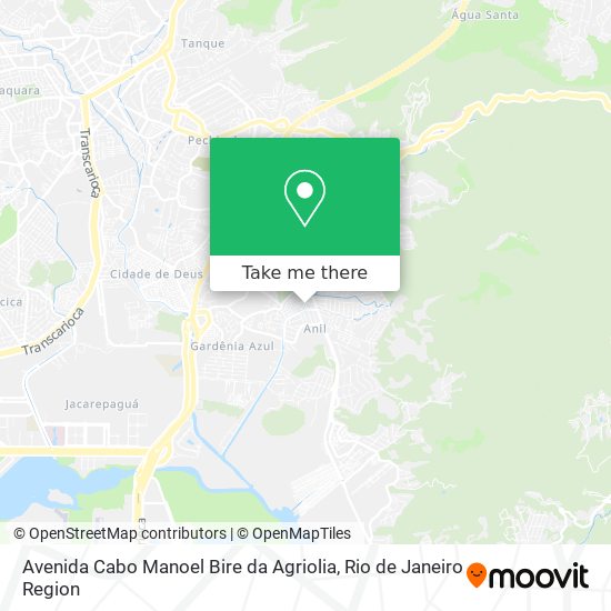 Avenida Cabo Manoel Bire da Agriolia map