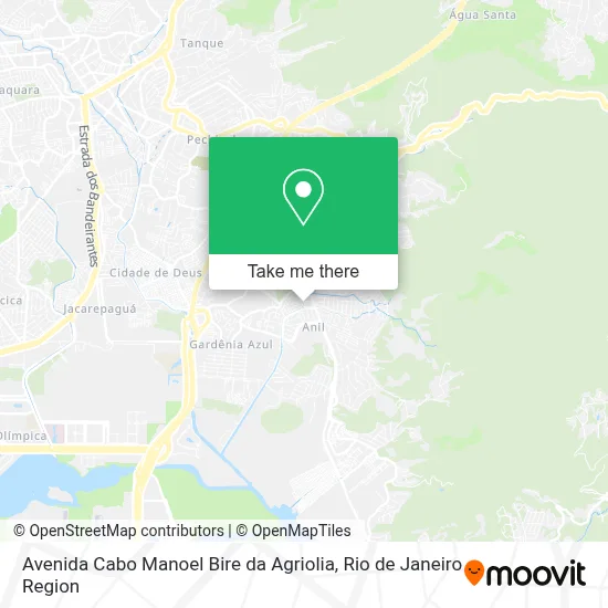 Avenida Cabo Manoel Bire da Agriolia map