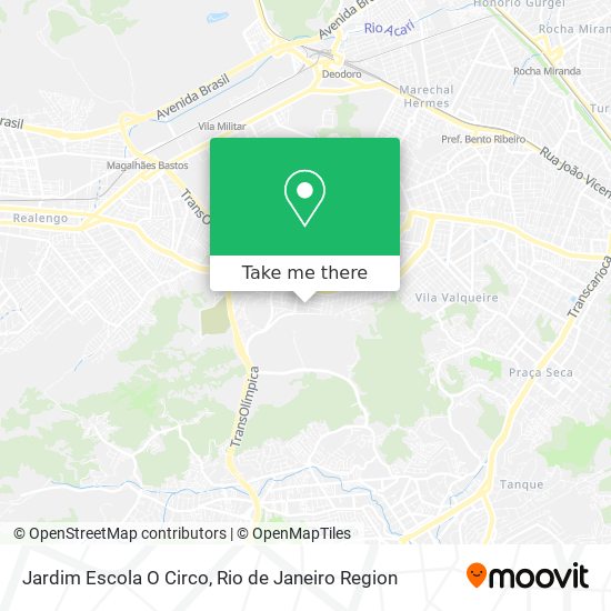 Mapa Jardim Escola O Circo