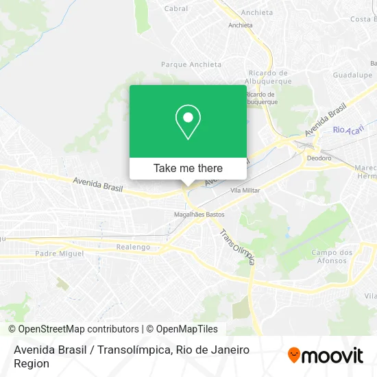 Avenida Brasil / Transolímpica map