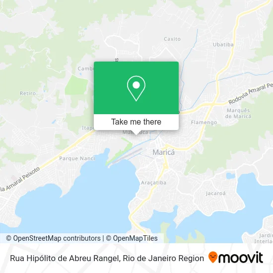 Rua Hipólito de Abreu Rangel map