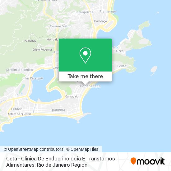 Ceta - Clinica De Endocrinologia E Transtornos Alimentares map