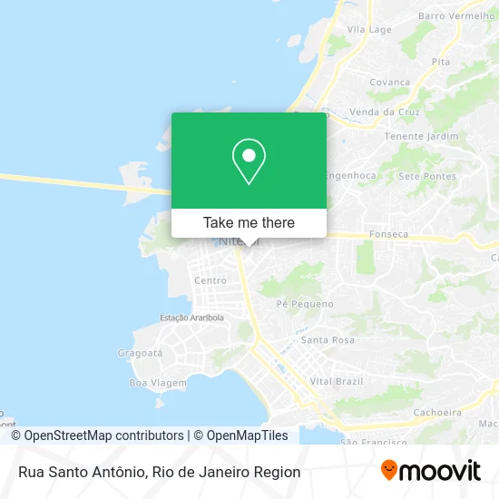 Rua Santo Antônio map