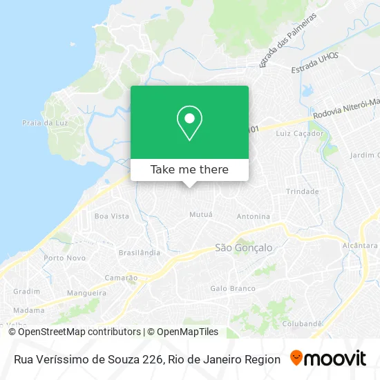 Rua Veríssimo de Souza 226 map