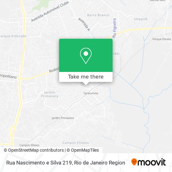 Rua Nascimento e Silva 219 map