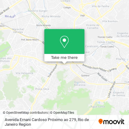 Avenida Ernani Cardoso Próximo ao 279 map