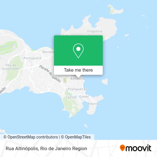 Rua Altinópolis map