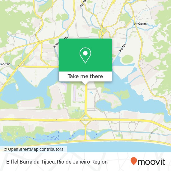 Eiffel Barra da Tijuca map