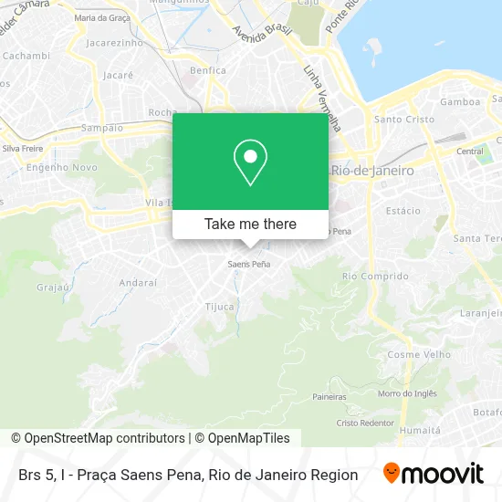 Brs 5, I - Praça Saens Pena map