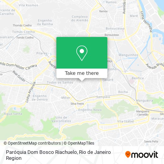 Paróquia Dom Bosco Riachuelo map