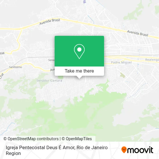 Igreja Pentecostal Deus É Amor map