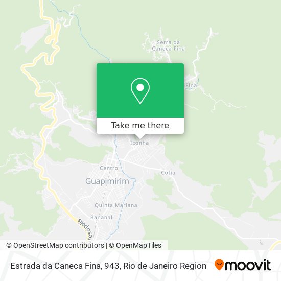 Estrada da Caneca Fina, 943 map