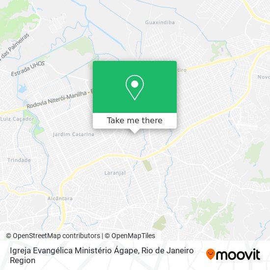 Igreja Evangélica Ministério Ágape map