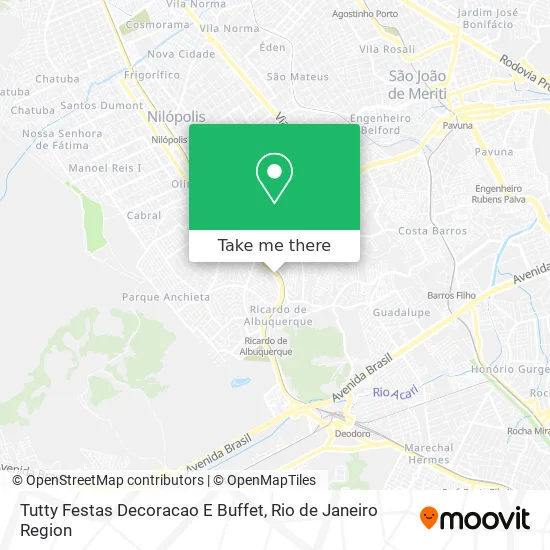 Tutty Festas Decoracao E Buffet map