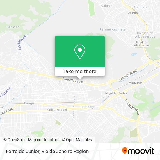 Forró do Junior map