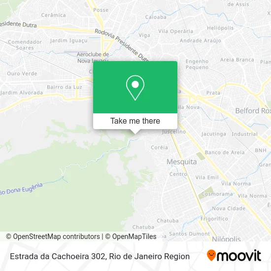 Estrada da Cachoeira 302 map