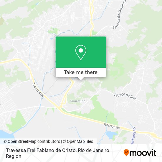 Mapa Travessa Frei Fabiano de Cristo