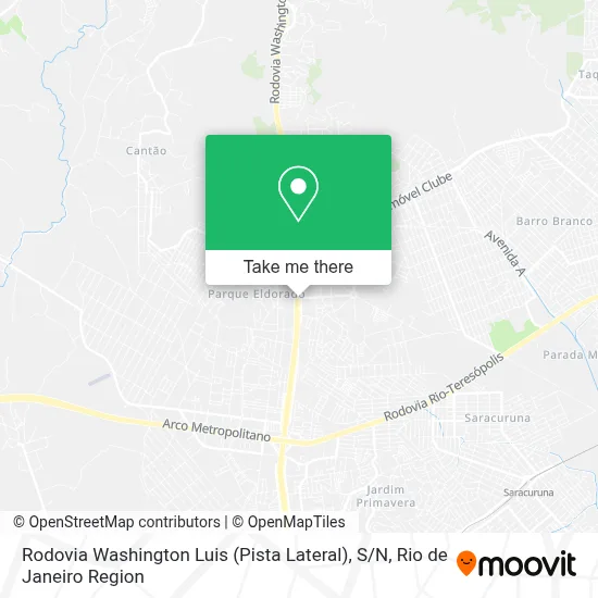 Rodovia Washington Luis (Pista Lateral), S / N map