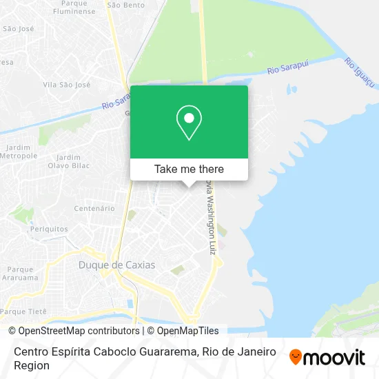Centro Espírita Caboclo Guararema map