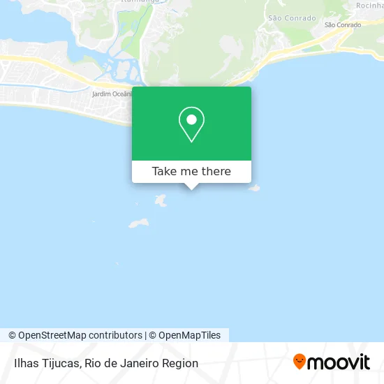 Ilhas Tijucas map