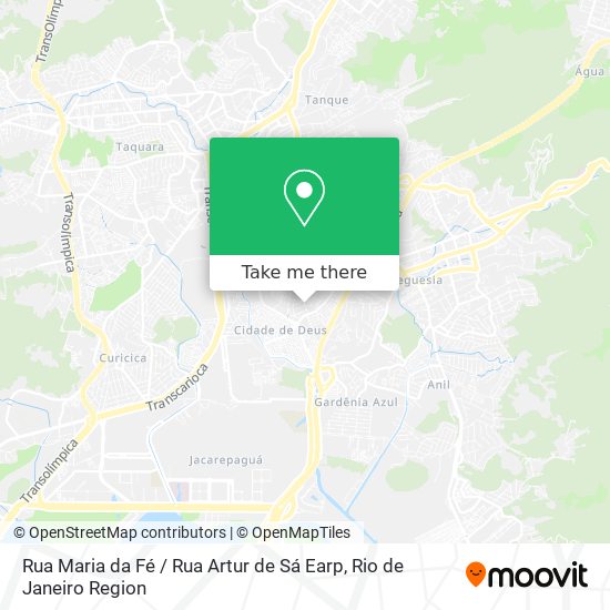 Rua Maria da Fé / Rua Artur de Sá Earp map