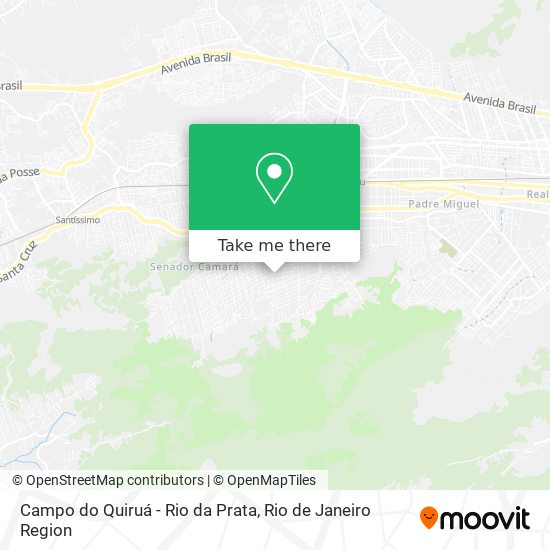 Campo do Quiruá - Rio da Prata map