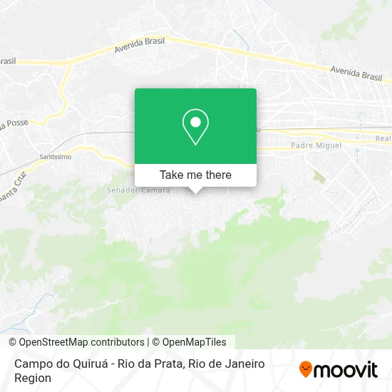 Campo do Quiruá - Rio da Prata map
