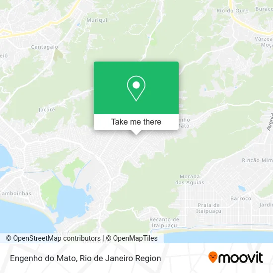Engenho do Mato map