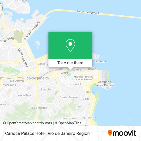 Carioca Palace Hotel map